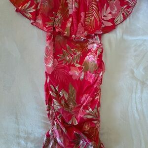 Tropical Floral Maxi Dress